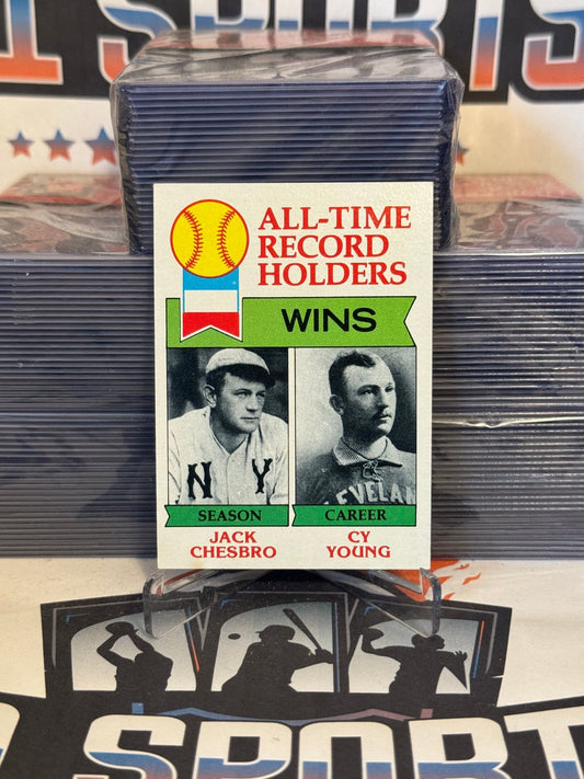 1979 Topps (All-Time Records) Cy Young & Jack Chesbro #416