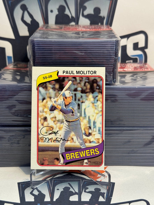 1980 Topps Paul Molitor #406