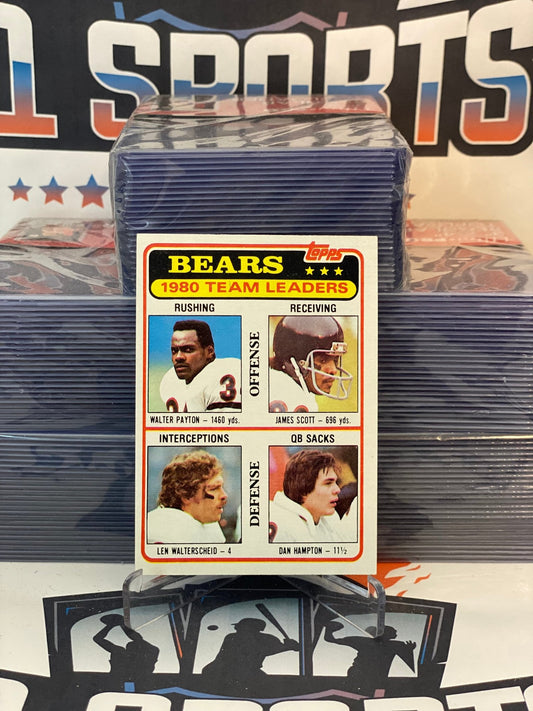 1981 Topps (Bears Checklist) Walter Payton #264