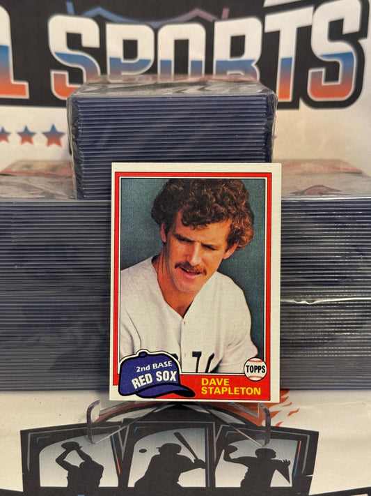 1981 Topps Dave Stapleton Rookie #81