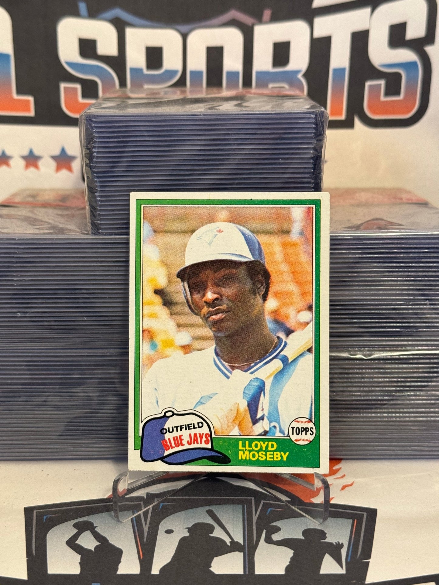 1981 Topps Lloyd Moseby Rookie #643