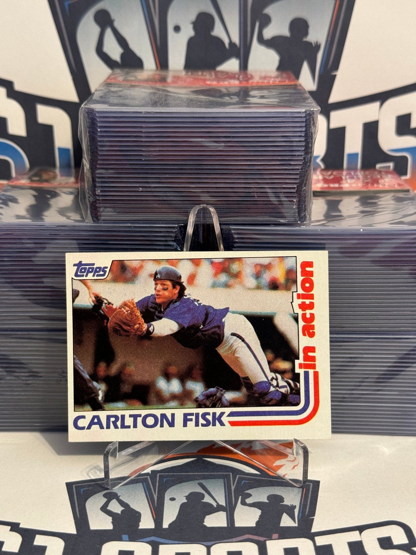 1982 Topps (In Action) Carlton Fisk #111