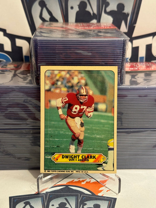 1983 Topps (Sticker) Dwight Clark #7