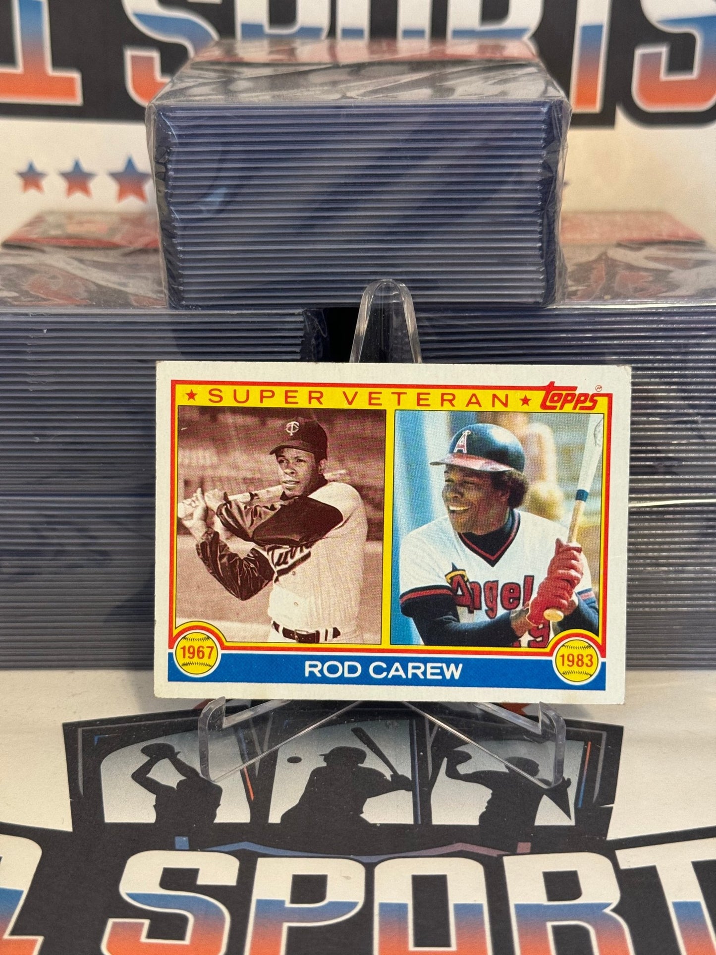 1983 Topps (Super Vet) Rod Carew #201