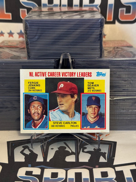 1984 Topps (Leaders) Fergie Jenkins, Tom Seaver, Steve Carlton #706