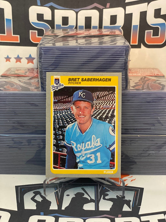 1985 Fleer Bret Saberhagen Rookie #212