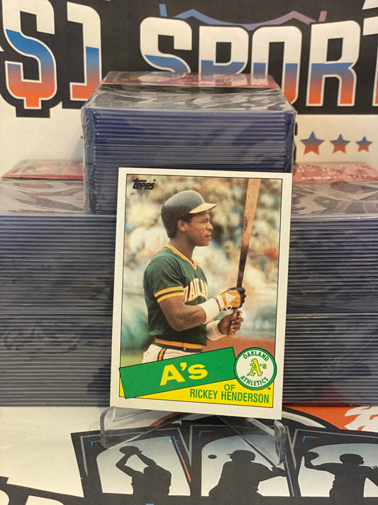 1985 Topps Rickey Henderson #115