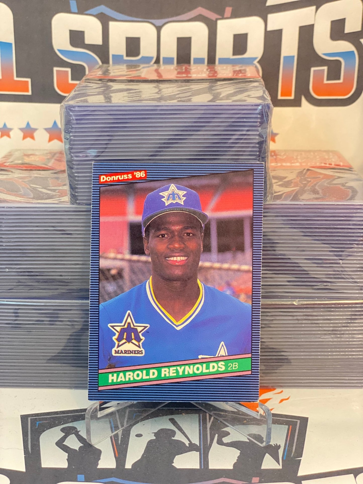 1986 Donruss Harold Reynolds Rookie #484