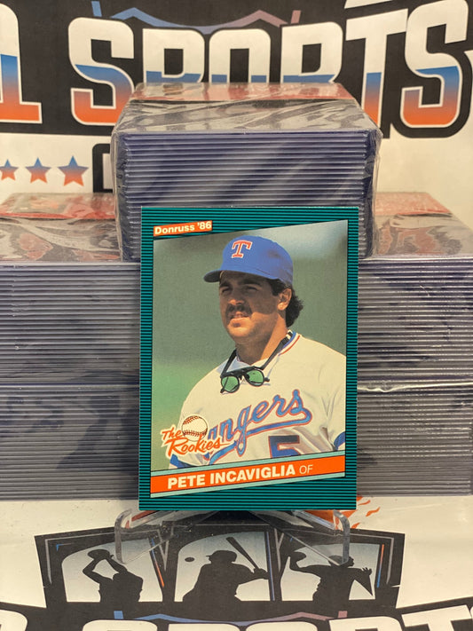 1986 Donruss (The Rookies) Pete Incaviglia #23