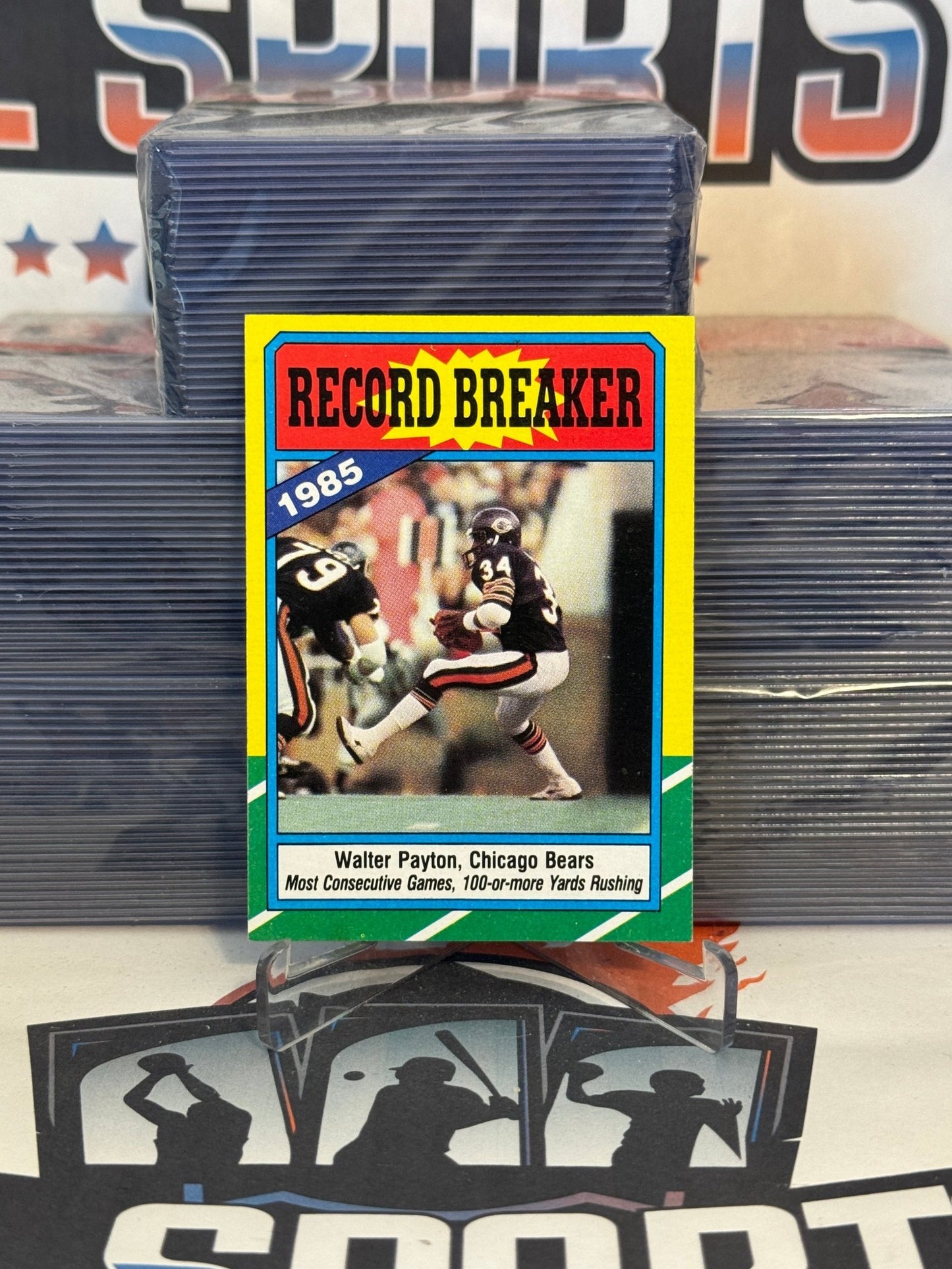 1986 Topps (Record Breaker) Walter Payton #7