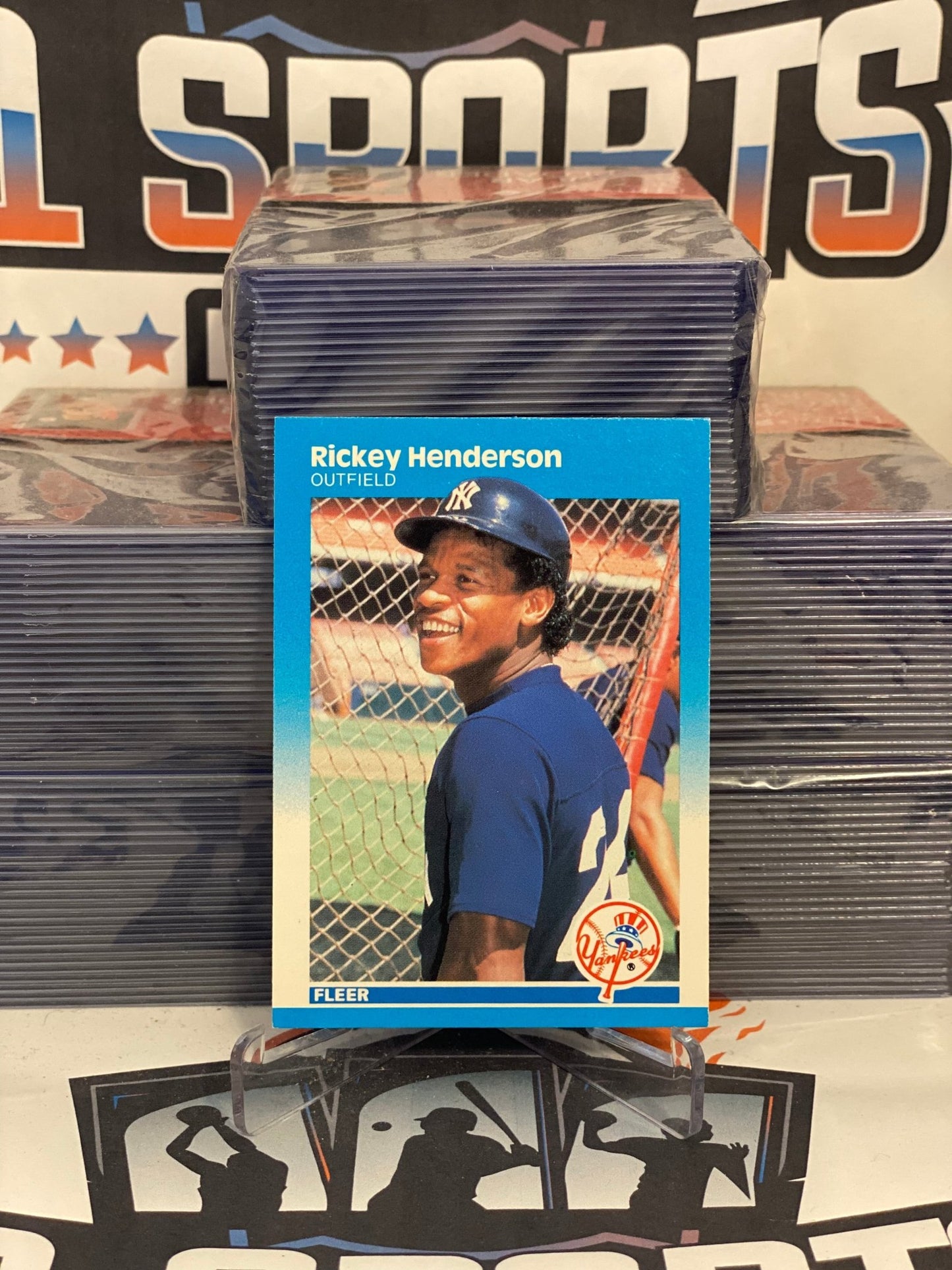 1987 Fleer Rickey Henderson #101