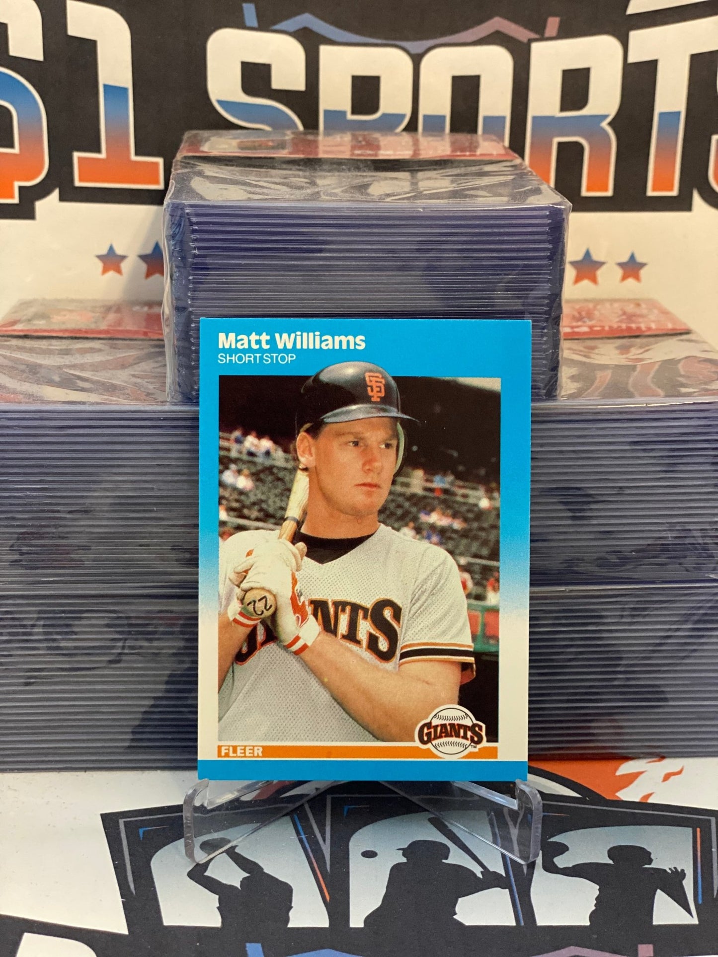 1987 Fleer Update Matt Williams Rookie #U-129