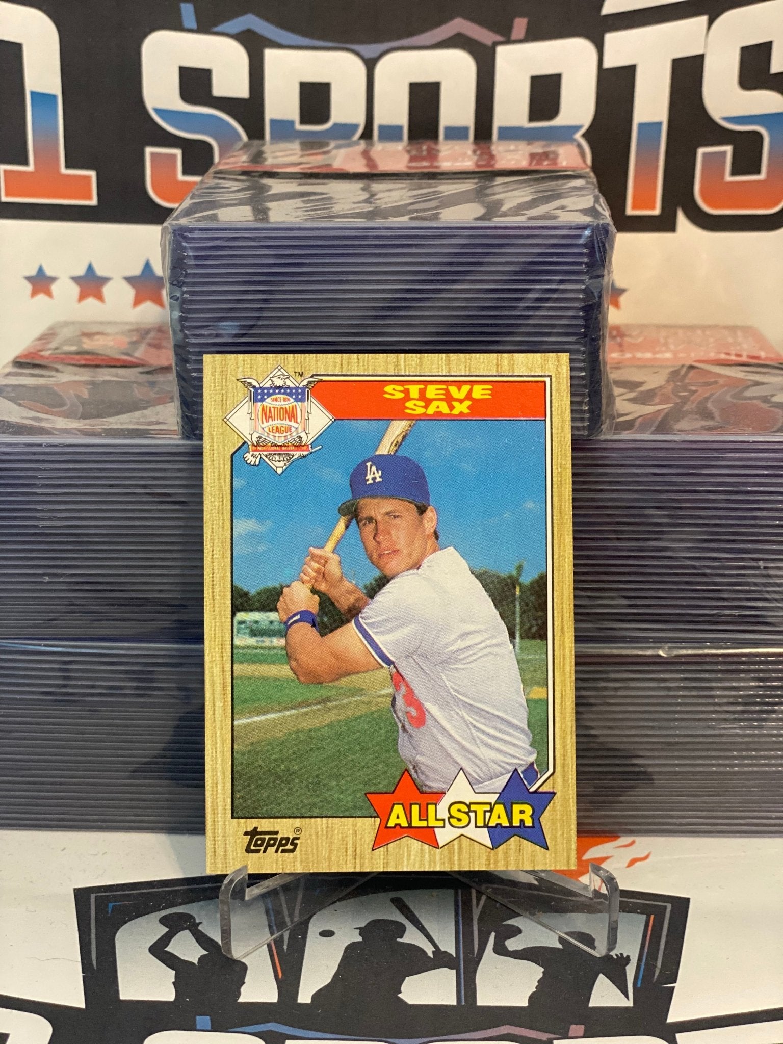 1987 Topps (All-Star) Steve Sax #596 – $1 Sports Cards