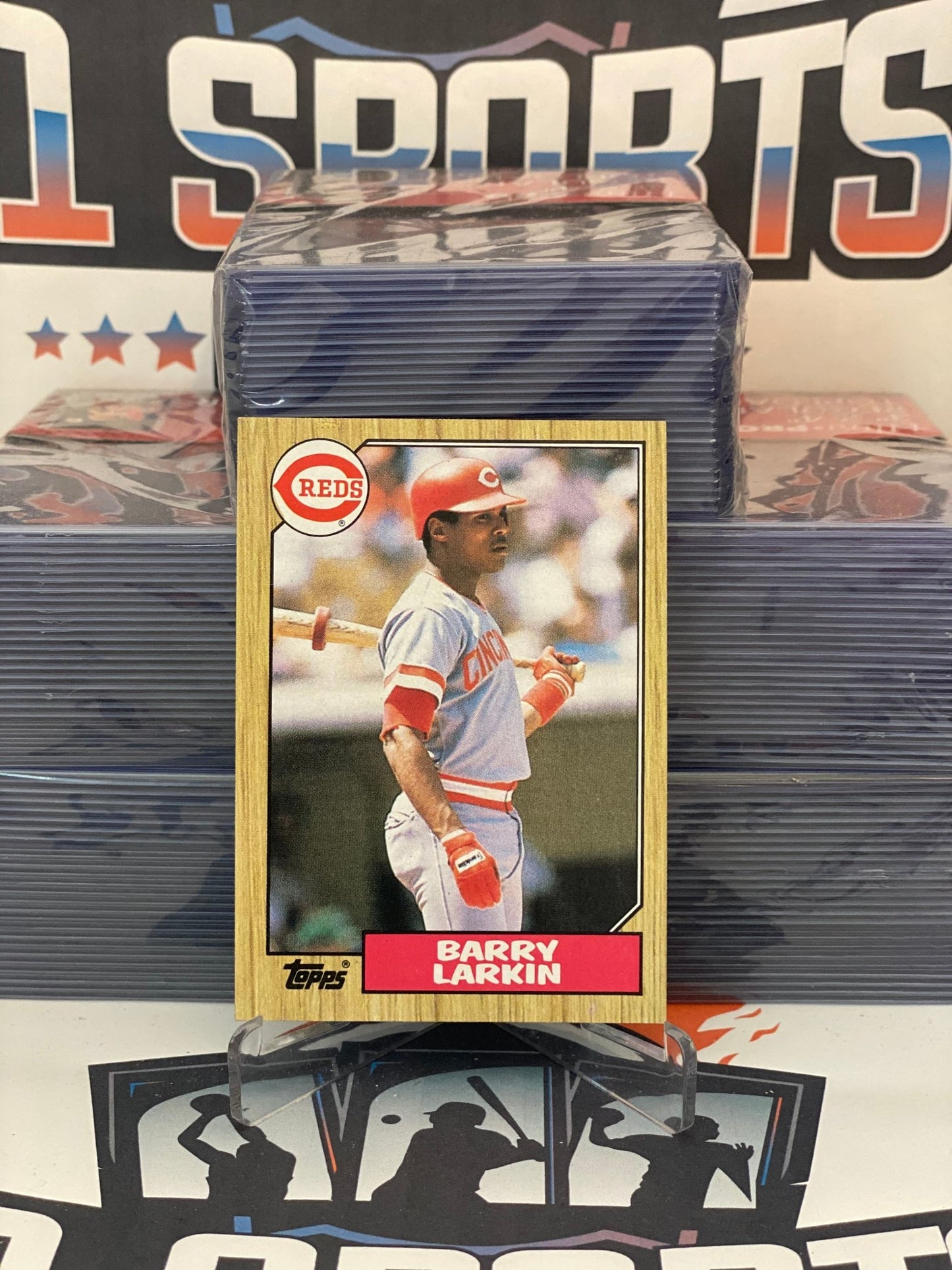 1987 Topps Barry Larkin Rookie #648