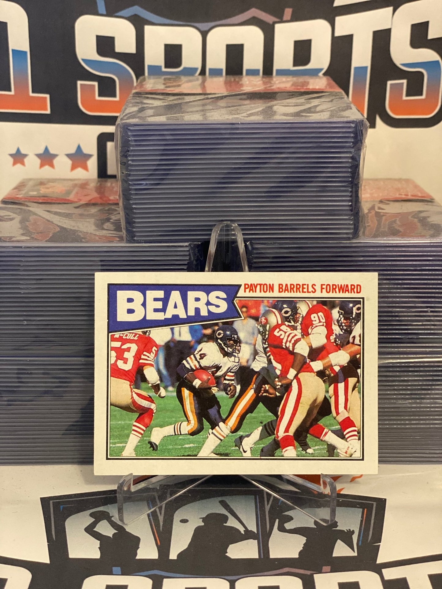 1987 Topps (Bears Team Card) Walter Payton #43
