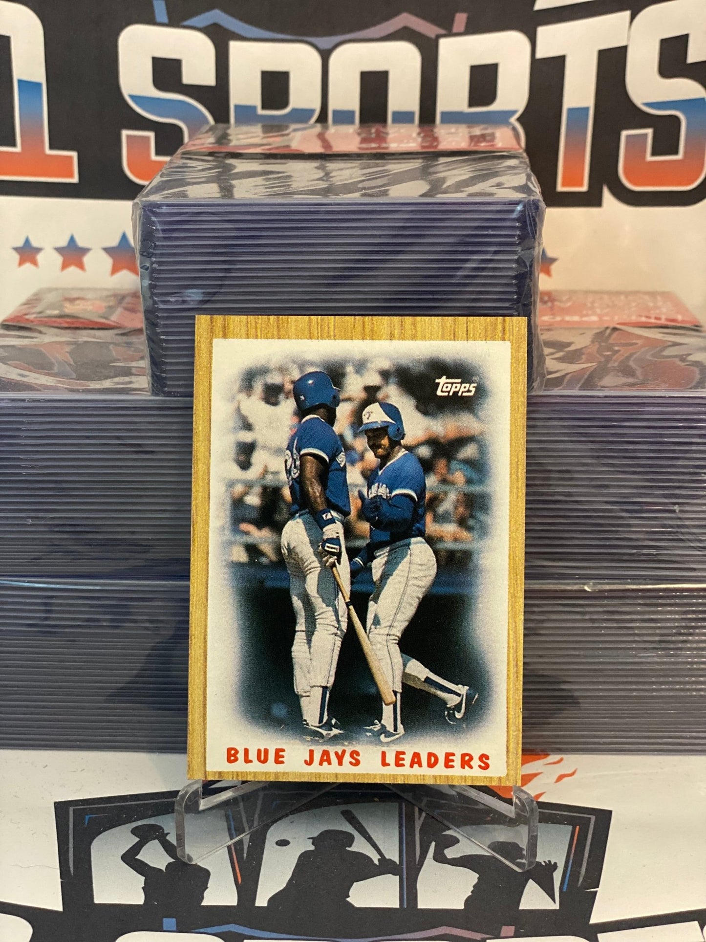 1987 Topps (Blue Jays Team Card) George Bell & Jesse Barfield #106