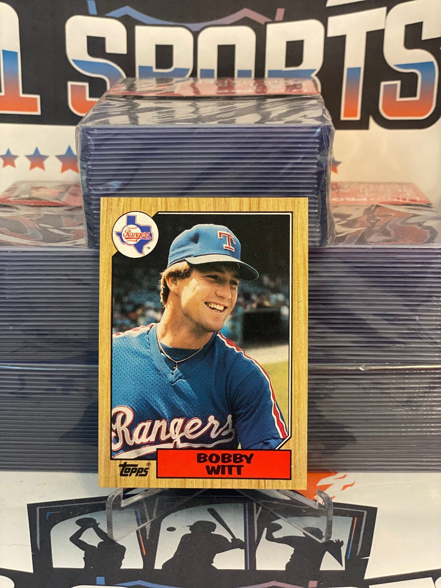 1987 Topps Bobby Witt Rookie #415