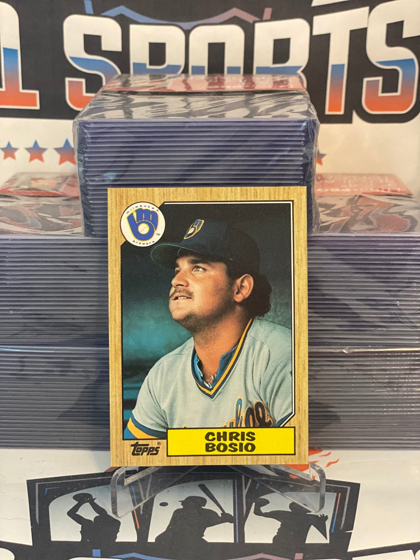 1987 Topps Chris Bosio Rookie #448