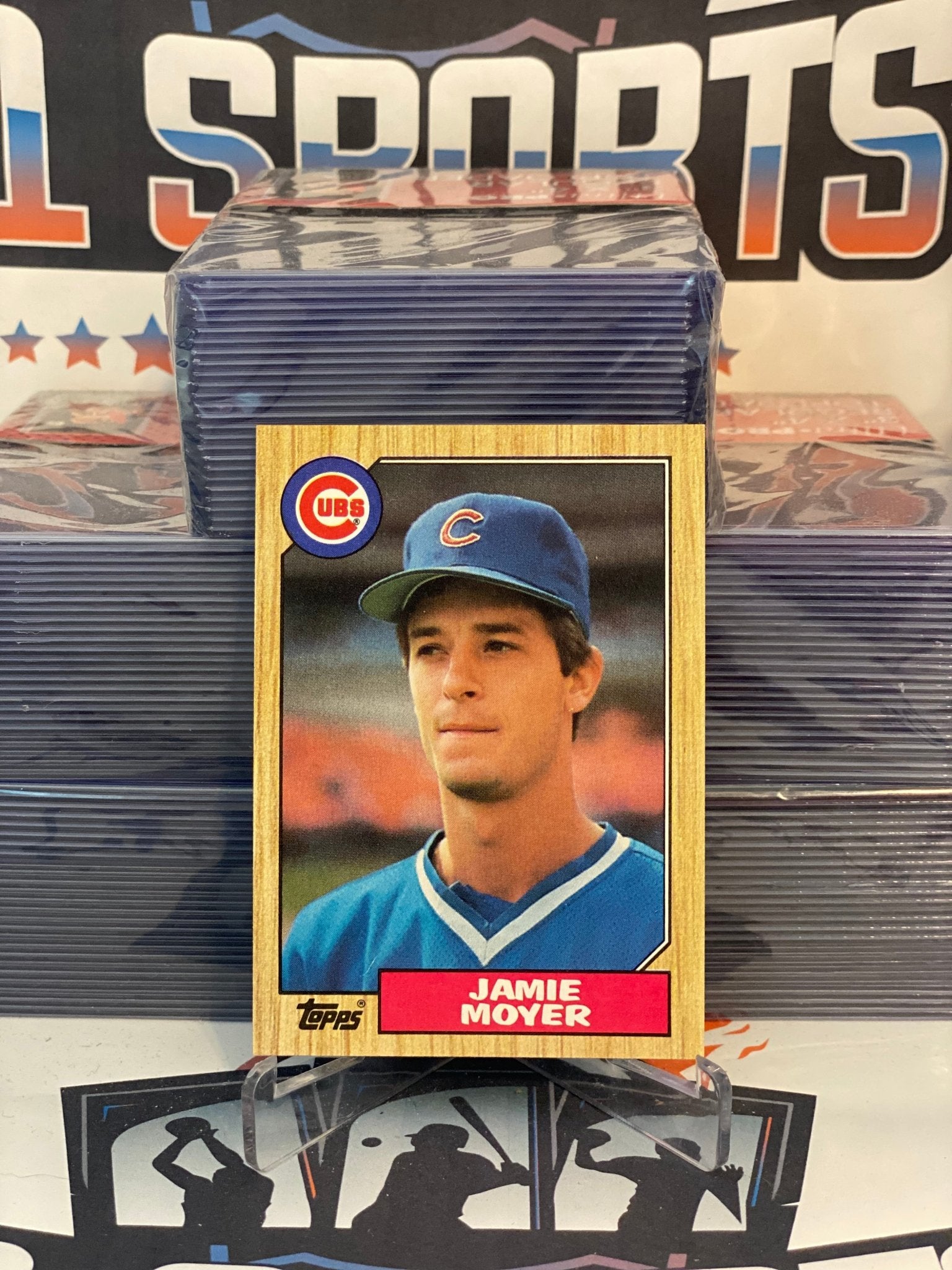 1987 Topps Baseball #227 Jamie Moyer Rookie Card