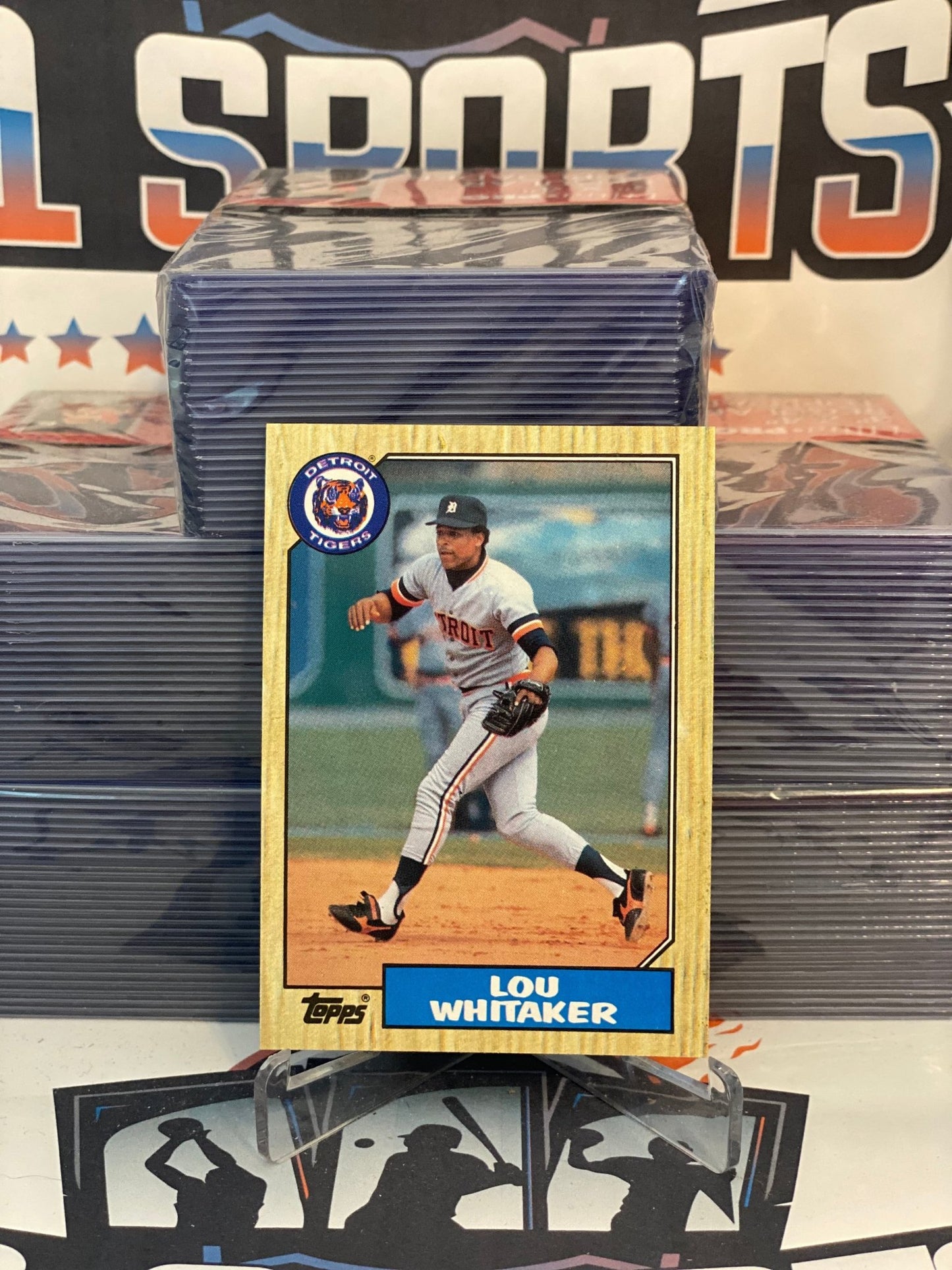 1987 Topps Lou Whitaker #661