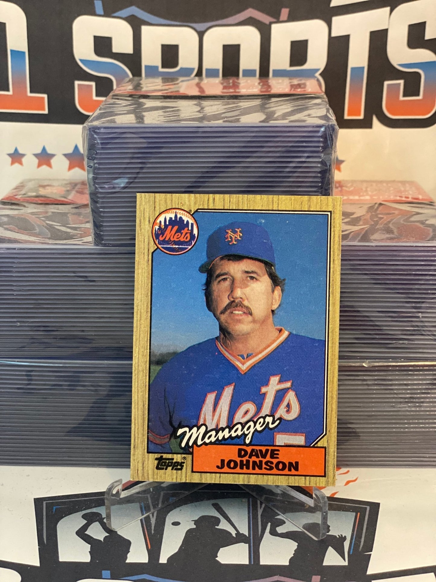 1987 Topps (Manager) Davey Johnson #543