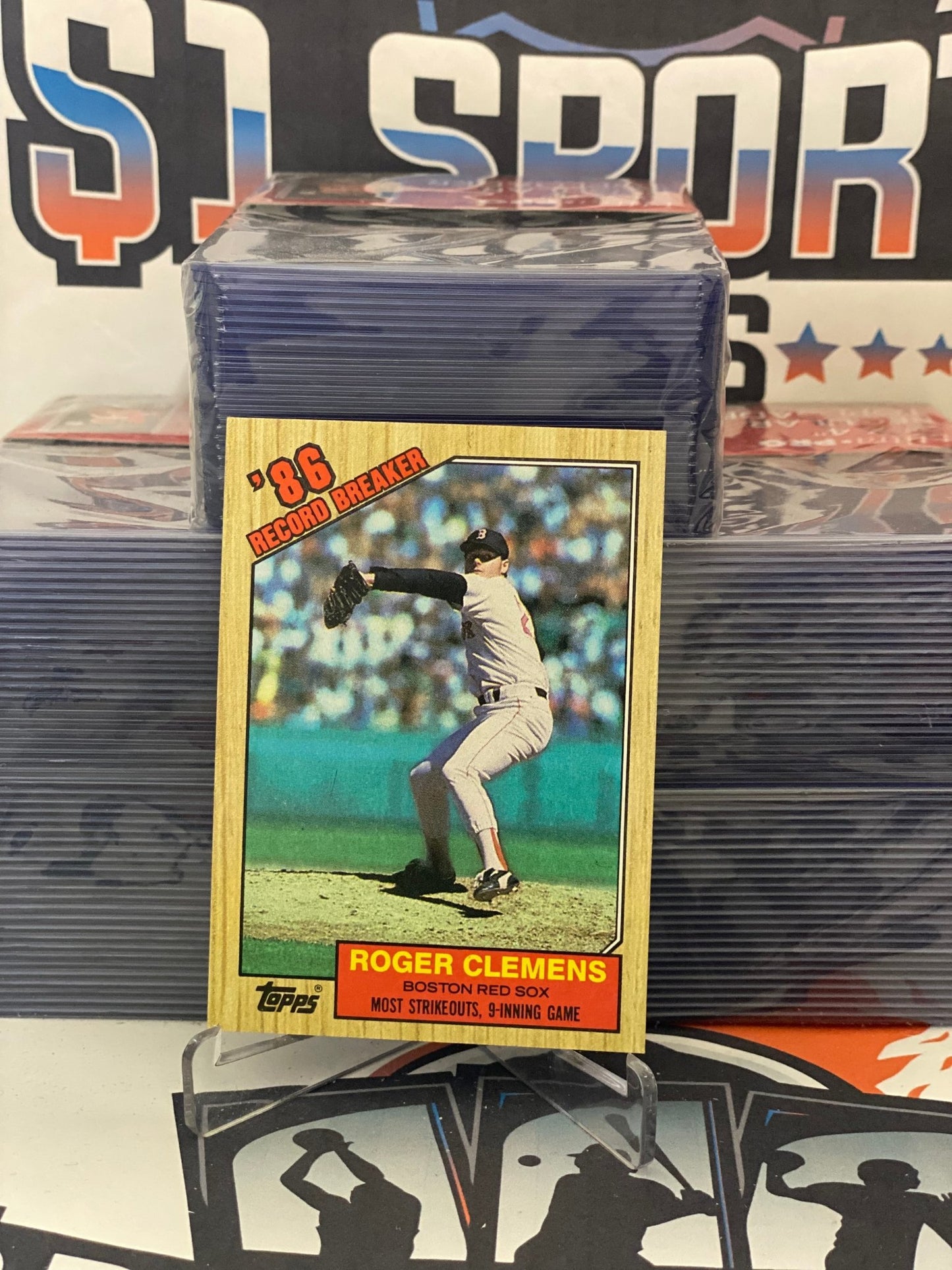 1987 Topps (Record Breaker) Roger Clemens #340