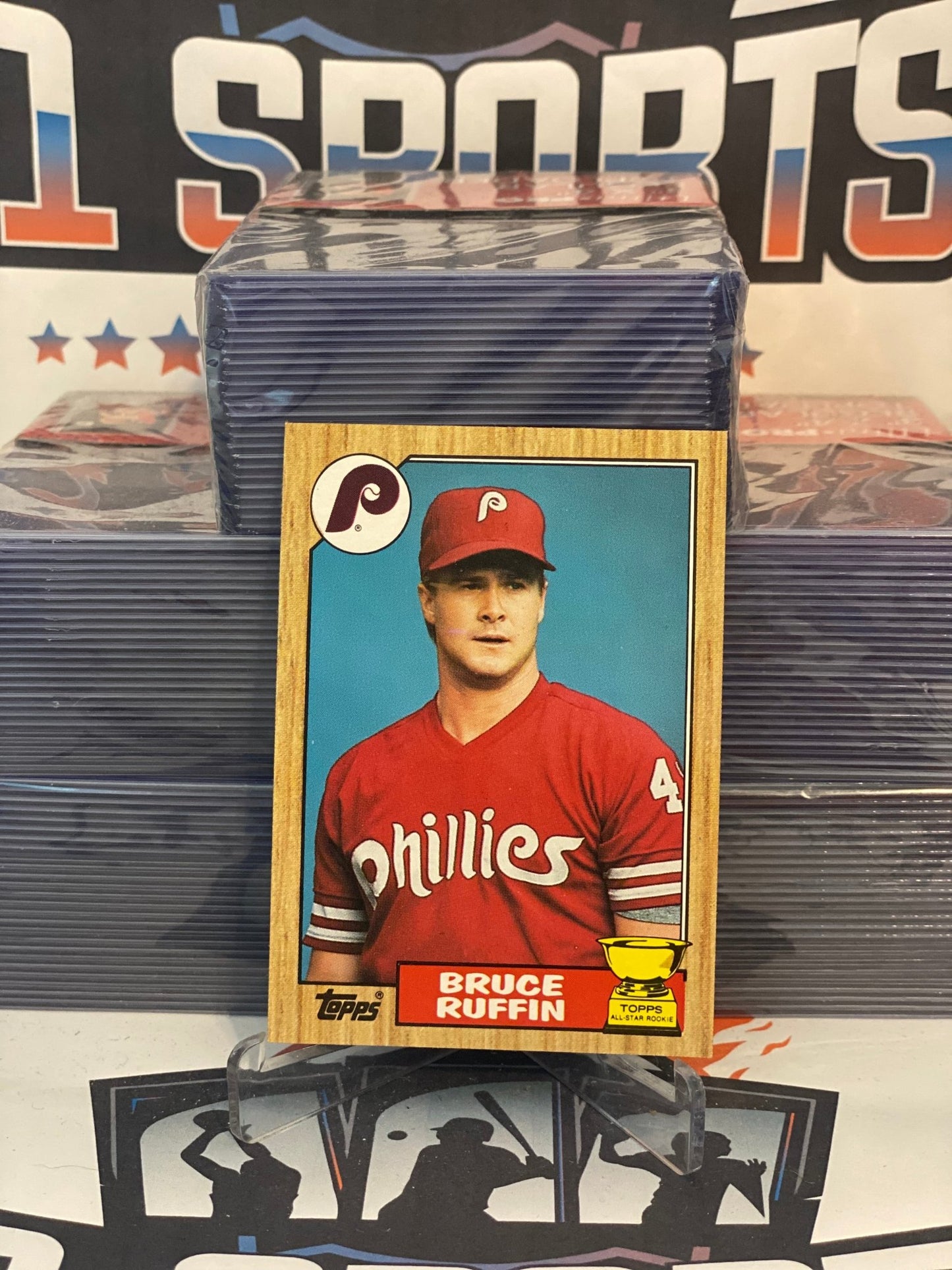 1987 Topps (Rookie Cup) Bruce Ruffin #499