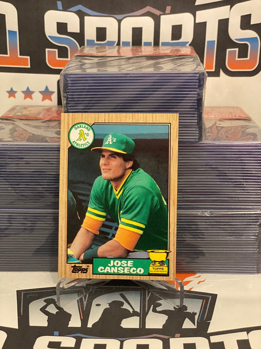 1987 Topps (Rookie Cup) Jose Canseco #620