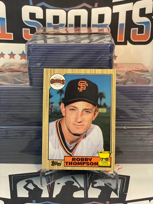 1987 Topps (Rookie Cup) Robby Thompson #658