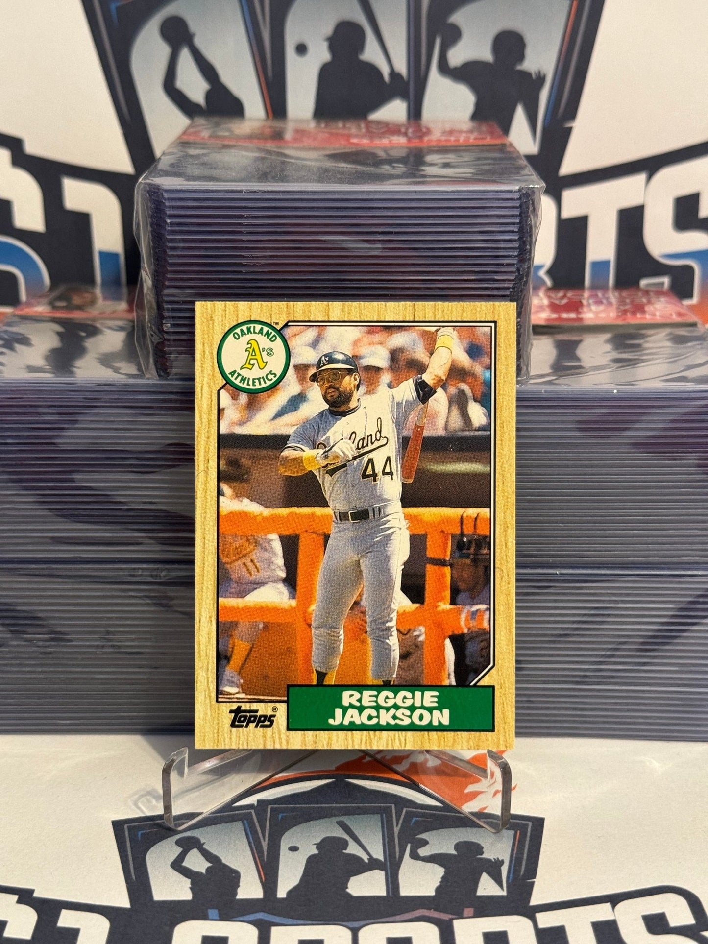 1987 Topps Traded (Athletics Debut) Reggie Jackson #52T