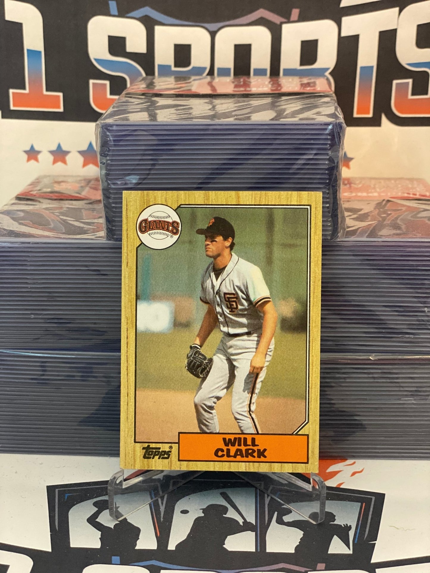 1987 Topps Will Clark Rookie #420