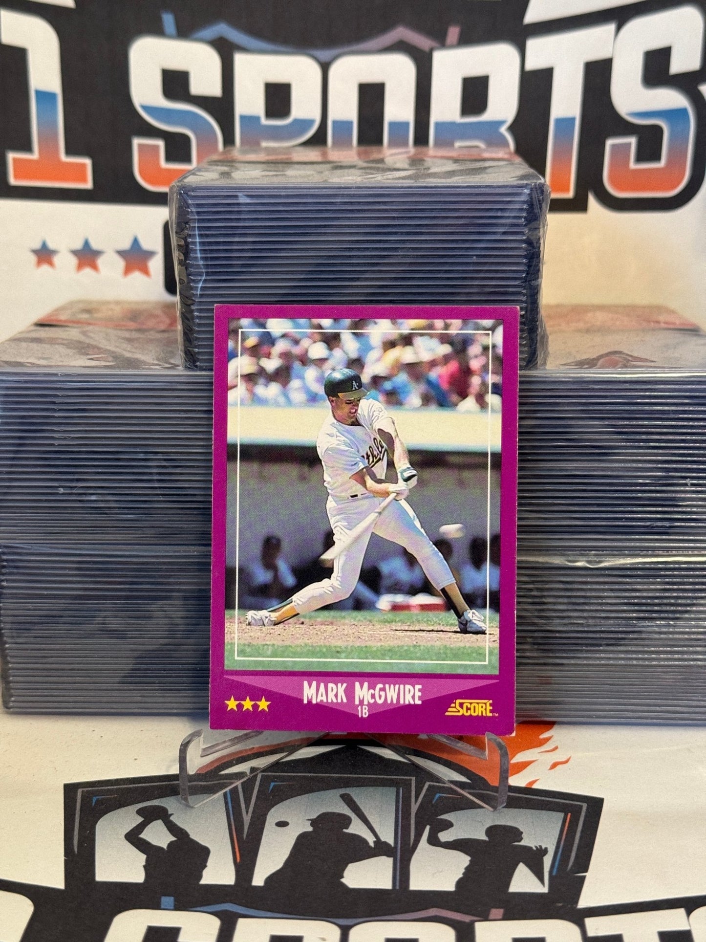 1988 Score (2nd Year) Mark McGwire #5