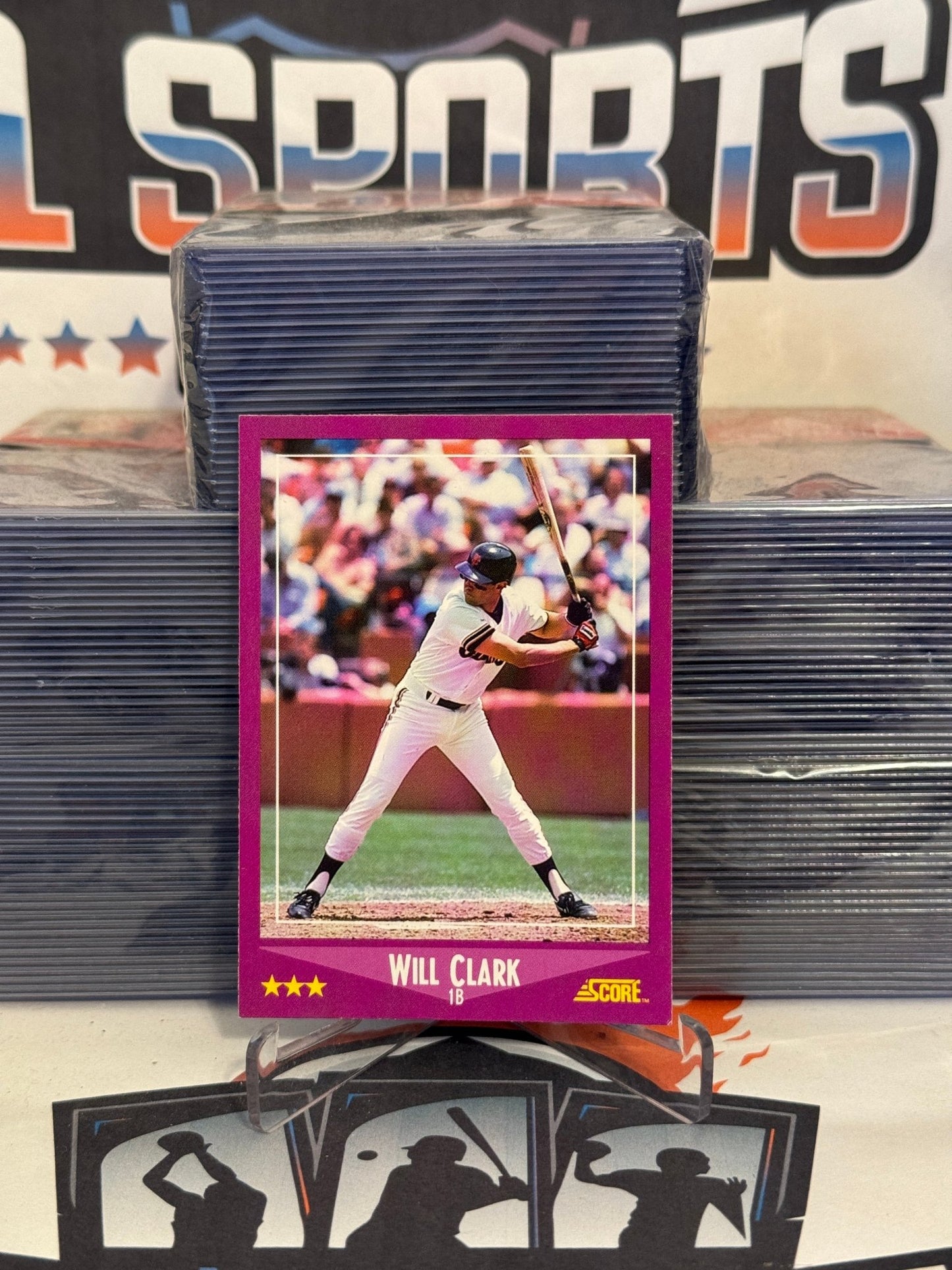 1988 Score (2nd Year) Will Clark #78