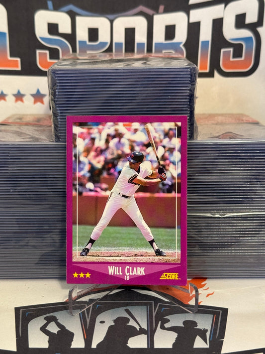 1988 Score (2nd Year) Will Clark #78