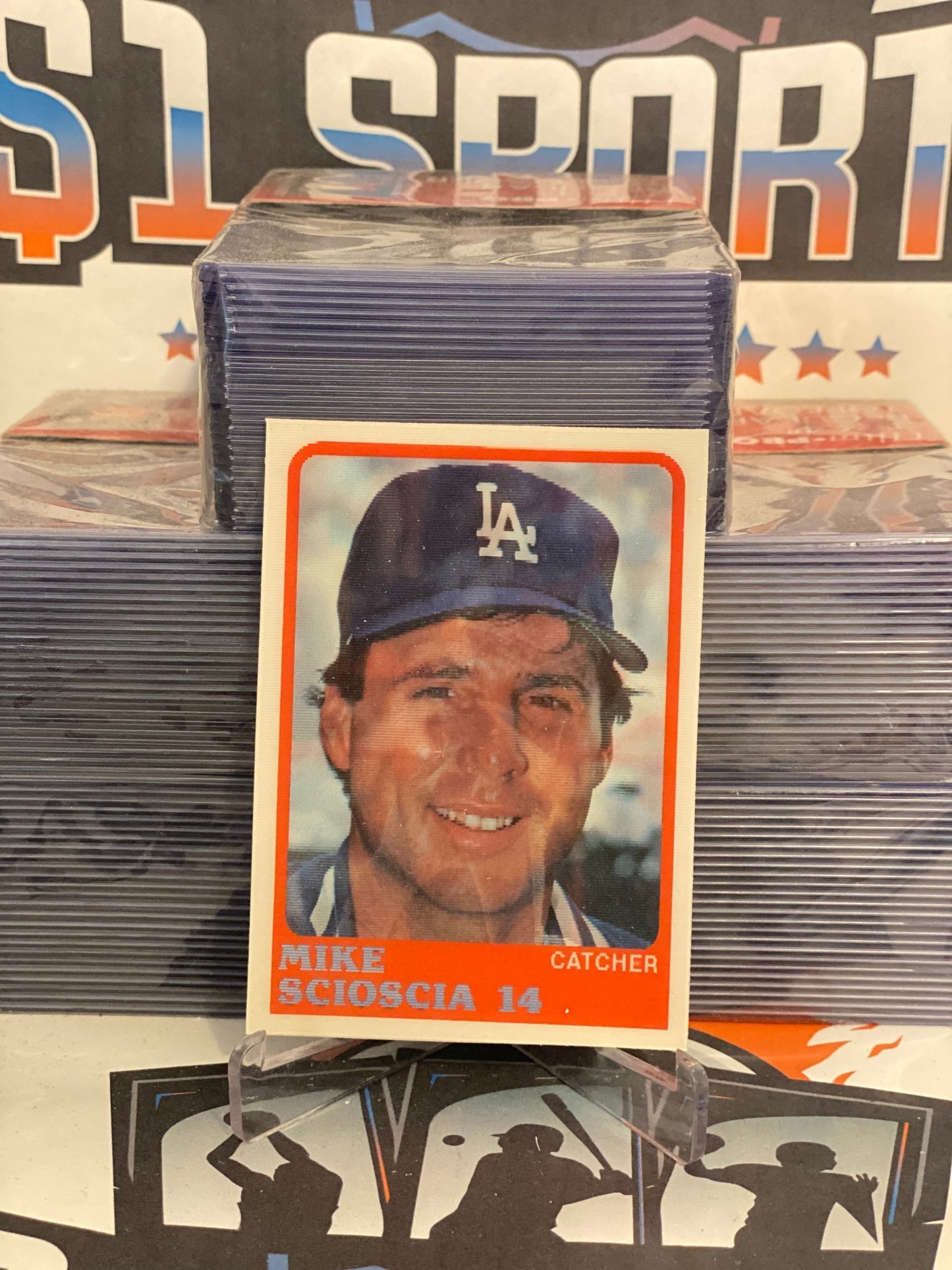 1988 Sportflics Mike Scioscia #110