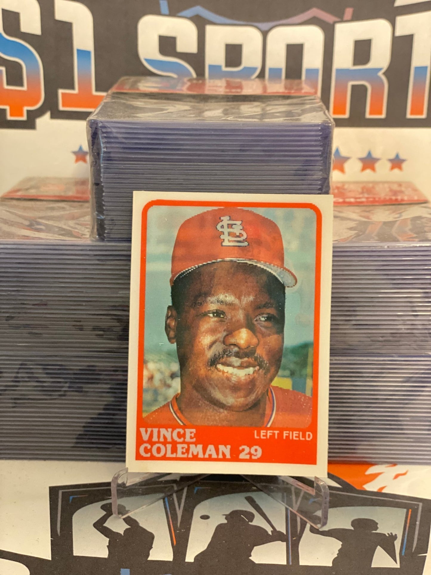 1988 Sportflics Vince Coleman #67