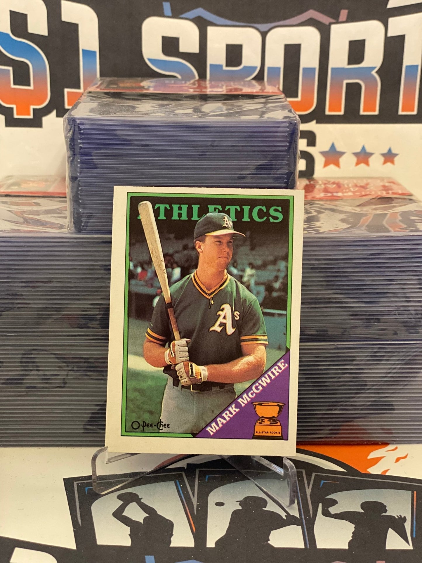 1988 Topps (O-Pee-Chee, Rookie Cup) Mark McGwire #394