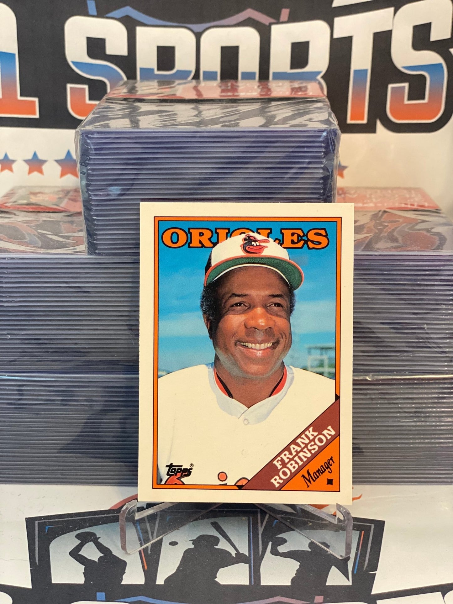 1988 Topps Traded (Orioles Debut) Frank Robinson #96T