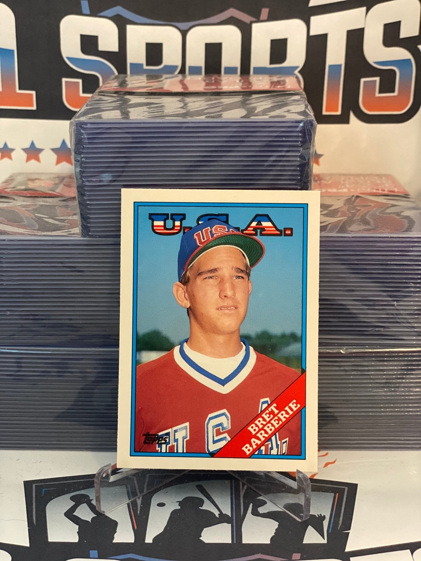 1988 Topps Traded (USA) Bret Barberie Rookie #9T