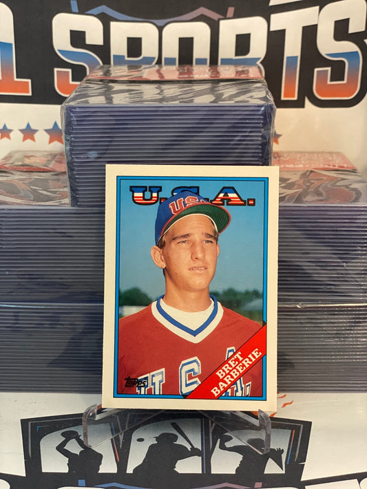 1988 Topps Traded (USA) Bret Barberie Rookie #9T
