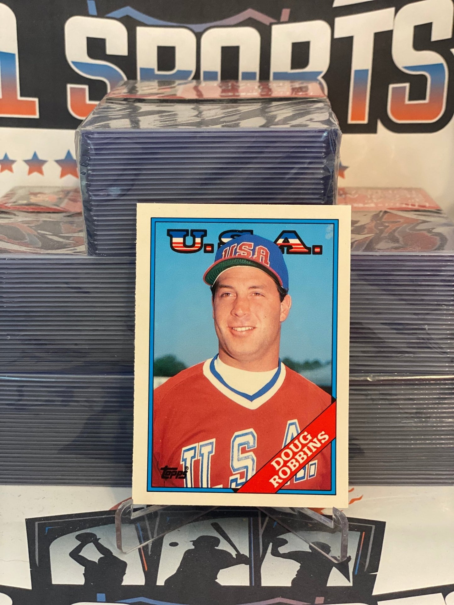 1988 Topps Traded (USA) Doug Robbins Rookie #95T