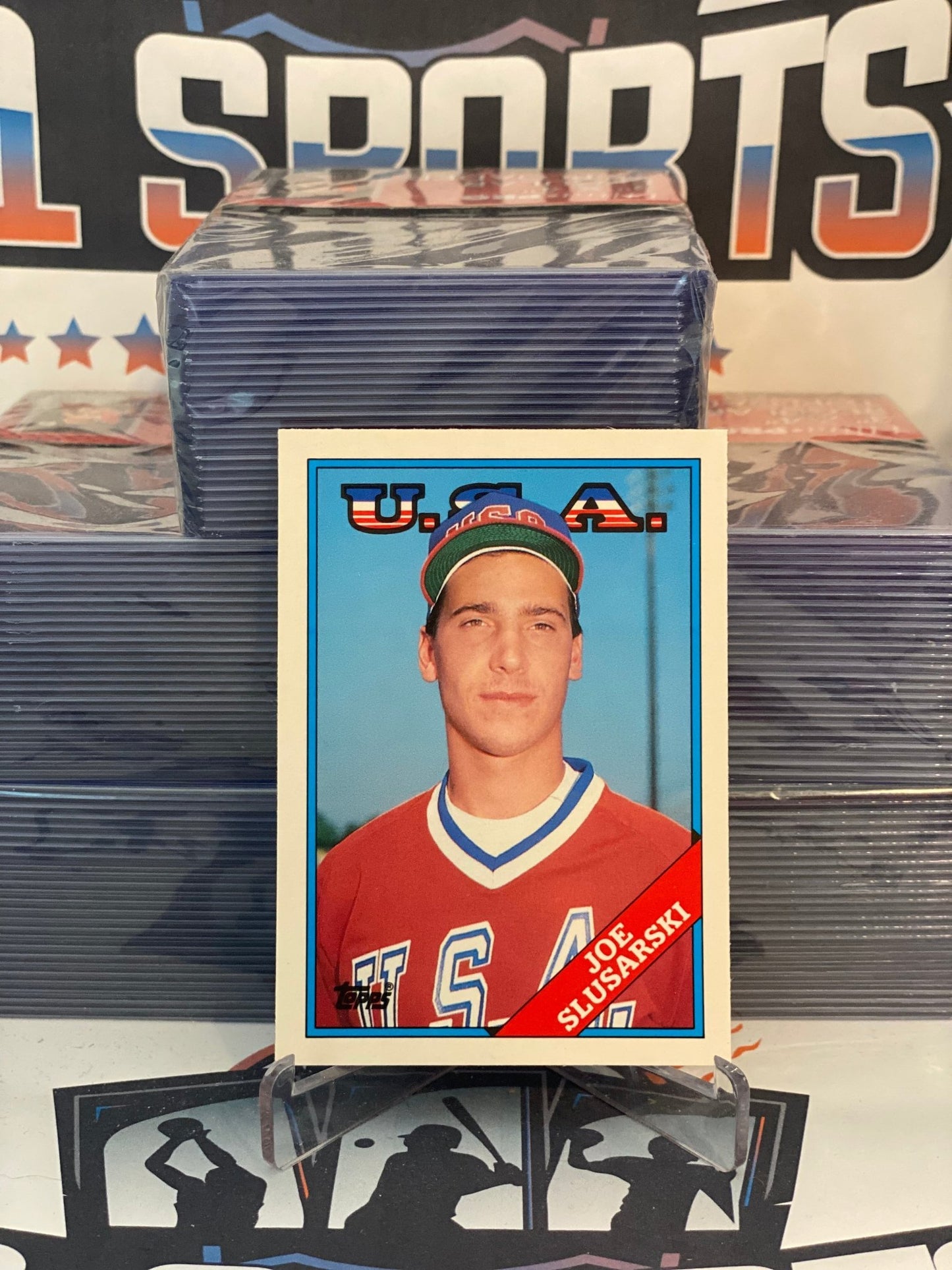 1988 Topps Traded (USA) Joe Slusarski Rookie #109T