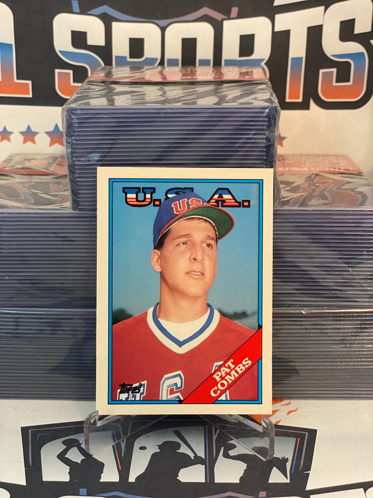 1988 Topps Traded (USA) Pat Combs Rookie #30T