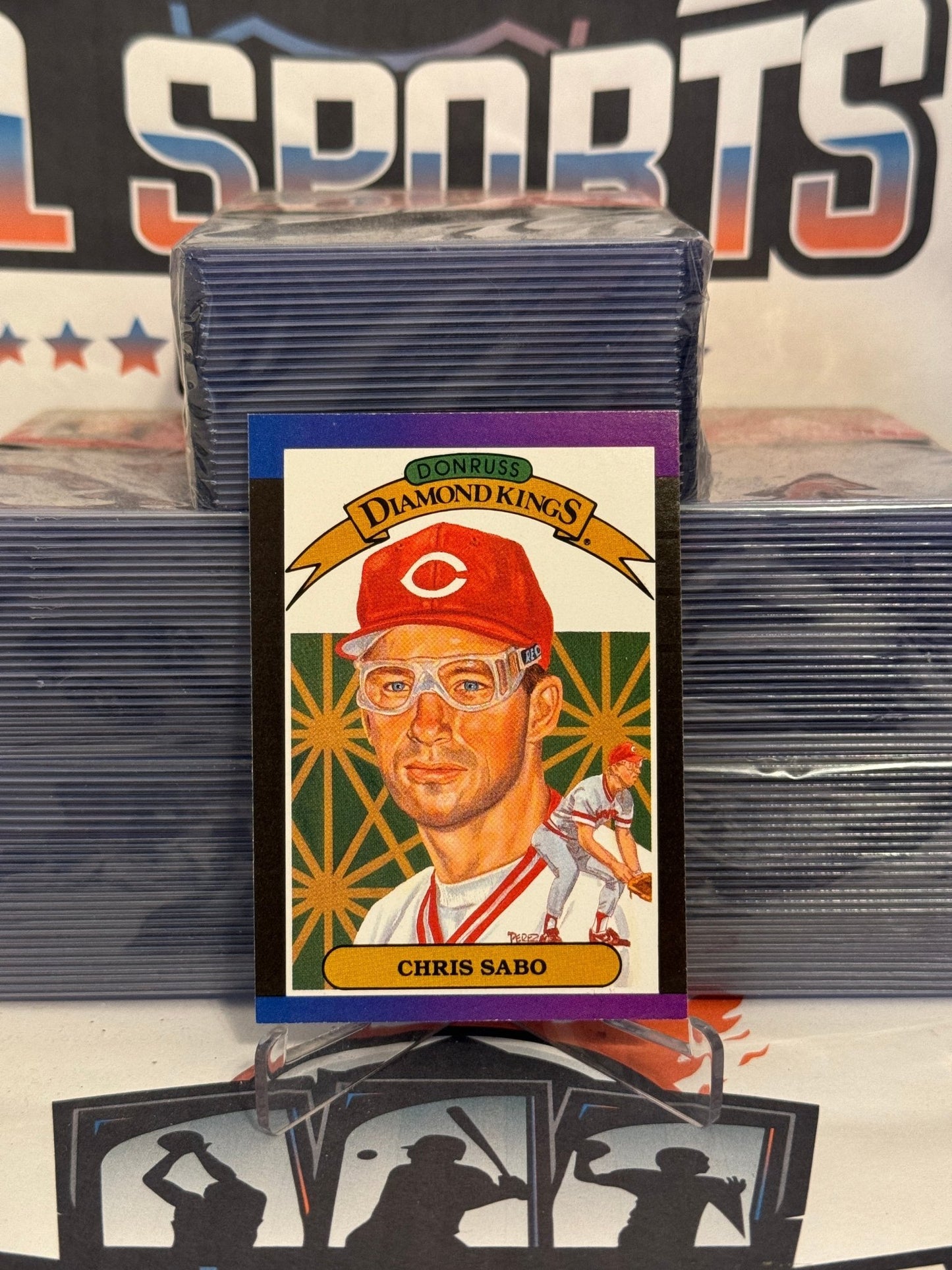 1989 Donruss (Diamond Kings) Chris Sabo Rookie #4