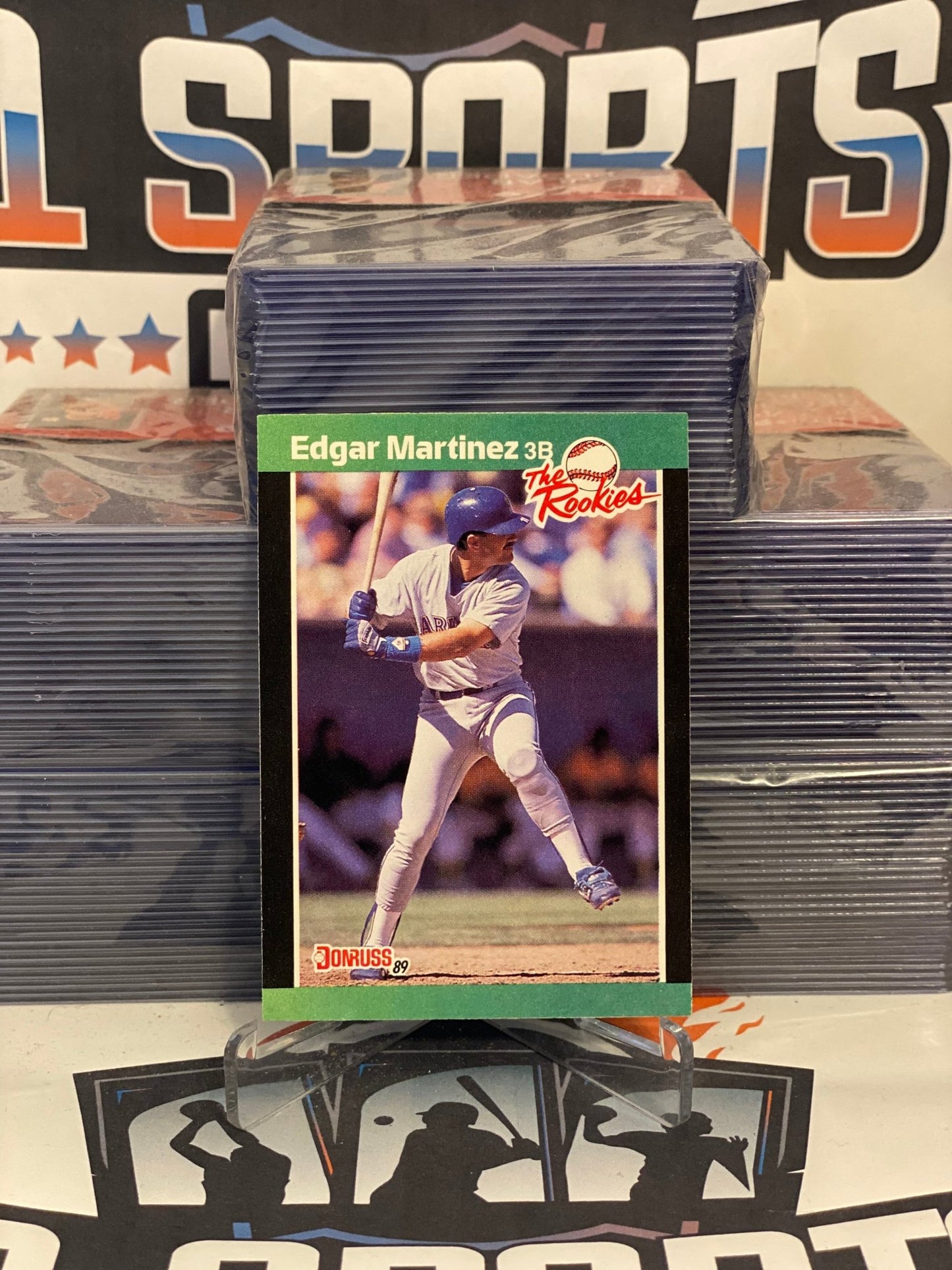 1989 Donruss (The Rookies) Edgar Martinez #15