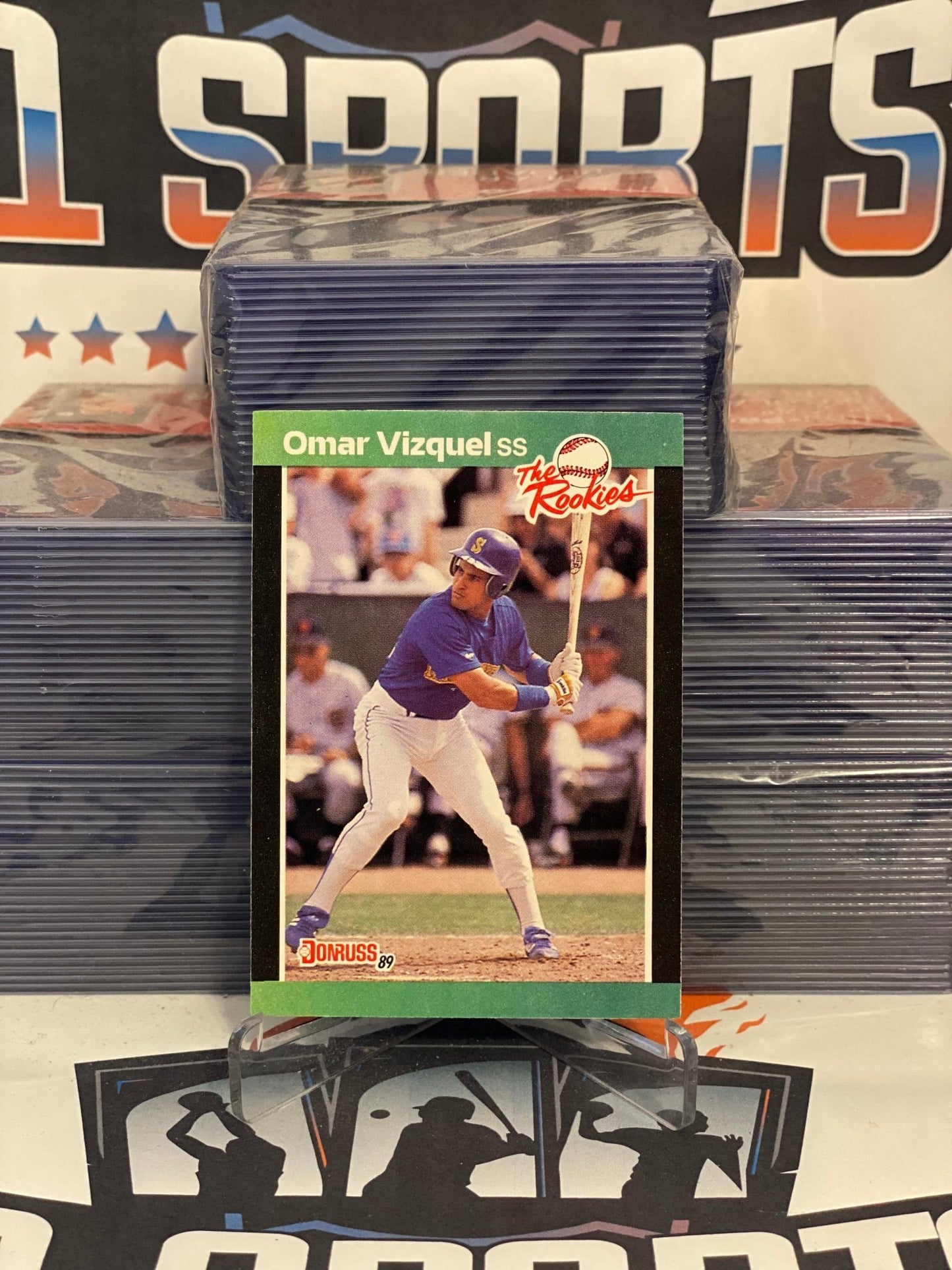 1989 Donruss (The Rookies) Omar Vizquel #53