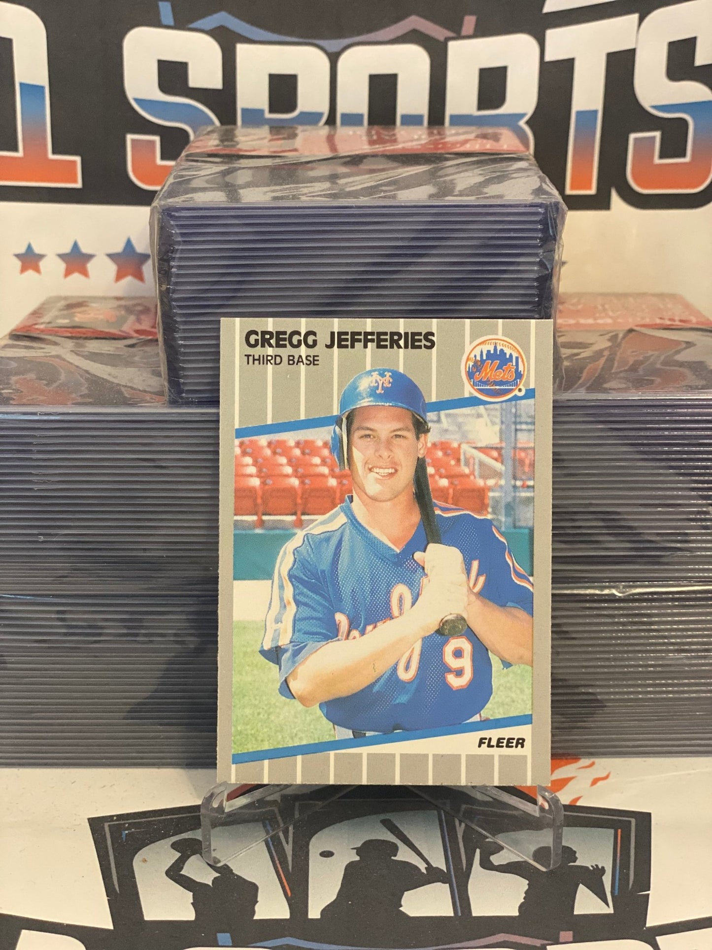 1989 Fleer (2nd Year) Gregg Jefferies #38