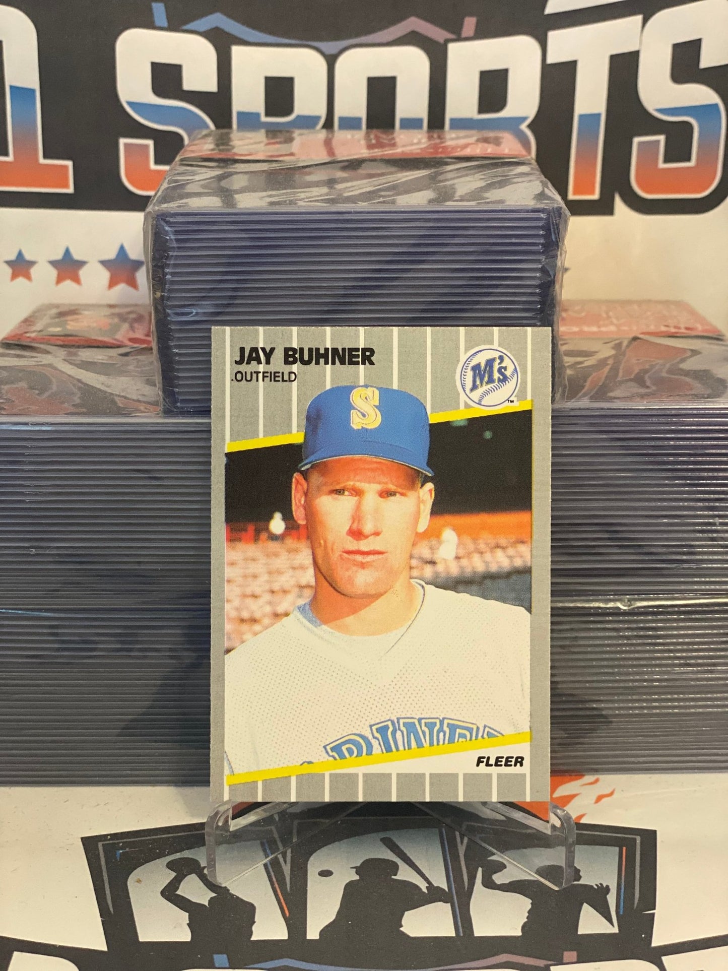 1989 Fleer (2nd Year) Jay Buhner #542