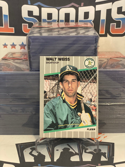 1989 Fleer (2nd Year) Walt Weiss #24