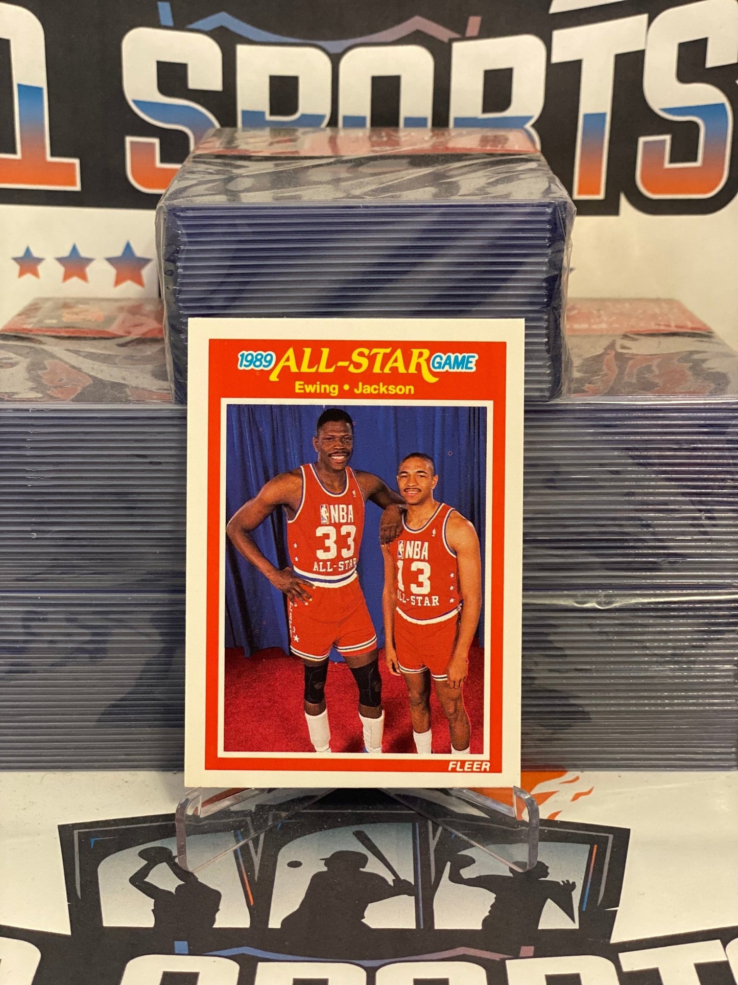 1989 Fleer (All-Star Game) Patrick Ewing & Mark Jackson #167